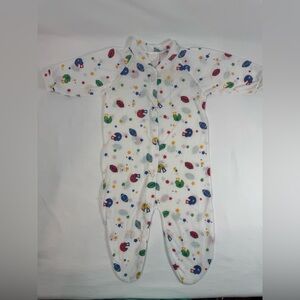 Vintage 90s football baby boy football footie pj (see photos for size)